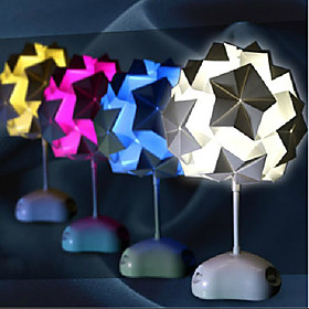 DIY Origami Design Colorful Light LED Desktop Decoration Lamp (USB/3xAAA)