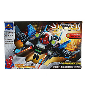 Plastic 3D Puzzle Spider Super Man Fighter Building Block (133 pcs, No.6002)