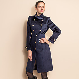 TS Military Double Breasted Tweed Coat