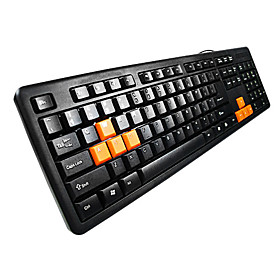 Ergonomic Quiet Waterproof PS/2 QWERTY Keyboard