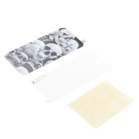 3D Skull Pattern Back Protector Film for iPhone 5