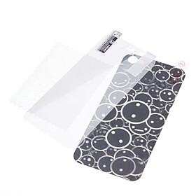 3D Effect Bubble Pattern Back and Front Protector Sticker for iPhone 5