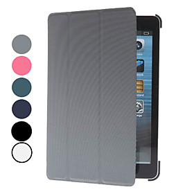 Folding Design Ultrathin PU Leather Case with Stand for iPad mini (Assorted Colors)