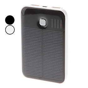 Solar Energy Power Supply for iPad, iPhone and More (Assorted Colors, 5000 mAh)