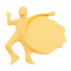 Superman Style Silicone Coaster Cup Mat