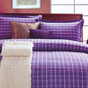 Stockholm Plaid Twin / Queen / King 3-Piece Duvet Cover Set
