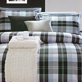 Toulouse Plaid Twin / Queen / King 3-Piece Duvet Cover Set