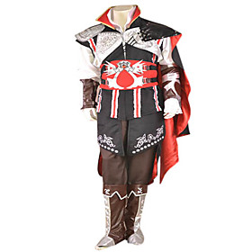 Assassin's Creed Ezio Black Edition Black Cosplay Costume