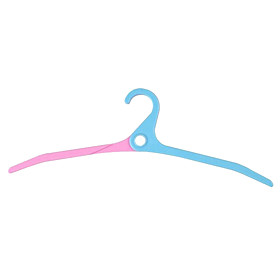 Portable and Foldable Clothes Hanger for Travel (Random Color,6-Piece/Set)