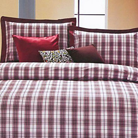 Helsinki Plaid Twin / Queen / King 3-Piece Duvet Cover Set