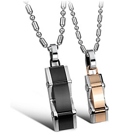 Stylish Stainless Steel Lovers' Necklace