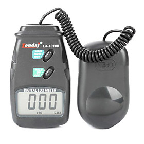 2.1 LCD Portable Digital Illuminance Lux Meter (Grey, 1 x 6F22)