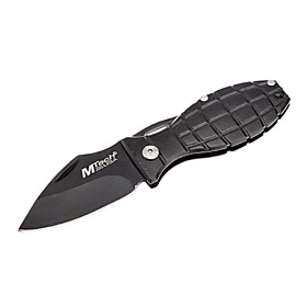 Mtech Black Stainless Steel Grenade Shaped Folded Knife