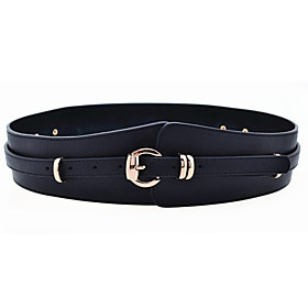 Women's Metal Buckle Leather Belt