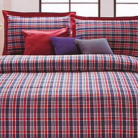 Zagreb Plaid Twin / Queen / King 3-Piece Duvet Cover Set