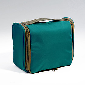 Portable Simple Waterproof Nylon Large Travelling Zipper Bag(Blue)