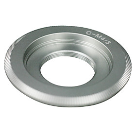 Silver C Mount Lens to Micro 4/3 Adapter E-P1 E-P2 E-P3 G1 GF1 GH1 G2 GF2 GH2 G3 GF3