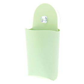 Bathroom PVC Hanging Storage Bag with Suction Cup (Random Color)