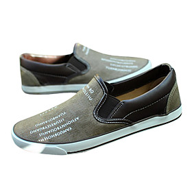 English Printing Pattern Leisure Canvas Men'S Shoes(Assorted Sizes and Colors)