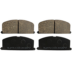 Front Ceramic Brake Pad Set for Chevrolet Nova, Toyota Camry, Toyota Celica, Toyota Corolla(4 Pieces)