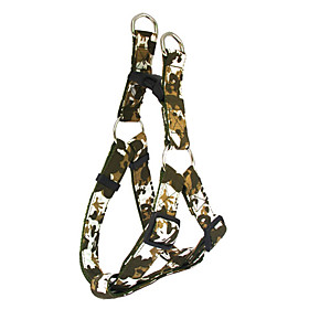 Camouflage Pattern Harness and Leash for Dogs (Assorted Color)