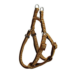 Leopard Print Pattern Harness and Leash for Dogs