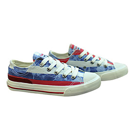 Jean Stripe Pattern Canvas Women'S Shoes(Assorted Sizes and Colors)