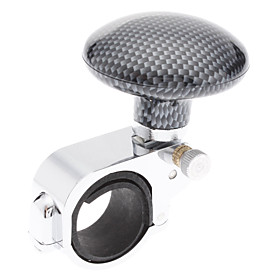 Plaid Pattern Car Steering Wheel Aid Spinner Knob Handle Grip