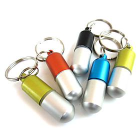 Mini Aluminum Alloy Waterproof/Sealed/Emergency Information Bottle(Random Color)