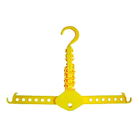 Portable and Colorful Magic Clothes Hanger for Travel (Random Color,6-Piece/Set)