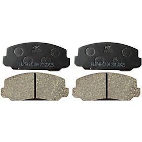 Front Ceramic Brake Pad Set for Honda Accord 81, Honda Civic SJ(4 Pieces)