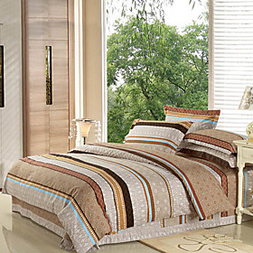 Fantasy Pattern Full / Queen 4-Piece Duvet Cover Set
