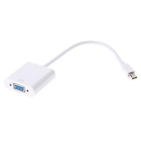 Thunderbolt VGA Female to Mini Display Port Video Cable for Mac Book and Others