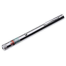 Pen Shaped 1mW 532nm Green Laser Pointer Set (2xAAA)