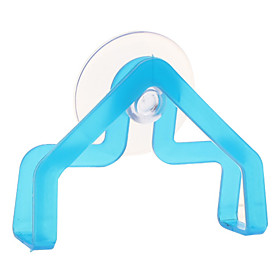 Bathroom Kitchen Rag Sponge Holder Hanging Rack with Suction Cup (Random Color)