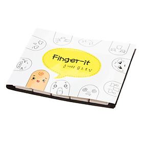 Lovely Finger Style Sticky Notes (10-Pack)