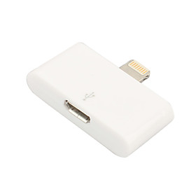 Micro USB Female to 8 Pin Lightning Sync and Charge Adapter for iPhone 5 and iPad mini