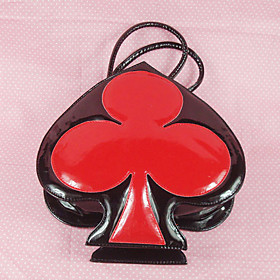 Handmade Poker Black Leather Punk