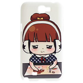 Cute Girl Pattern Hard Case for Samsung Galaxy Note 2 N7100