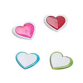 Heart Shaped Fridge Magnets Stickers (4-Pack)