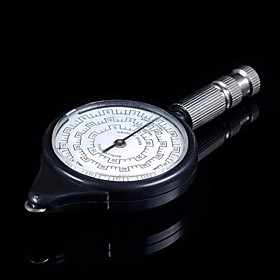 Black Plastic Metal Wheel Type Map Scale/Map Rangefinder