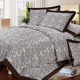 Zebra Pattern Full / Queen 4-Piece Duvet Cover Set