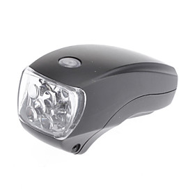 Black ABS Waterproof/5 LED/4 Flashing Mode Bicycle Head Light