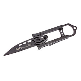 Black Stainless Steel Sharp/Novel Design Folded Knife