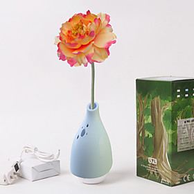 Refreshing Vase Anion Air Purifiers with African Daisy(Blue)