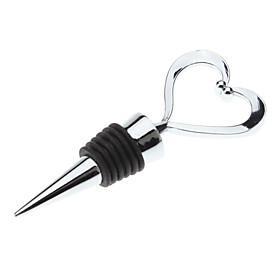 Sweet Heart Shaped Kirsite Wine Bottle Stopper