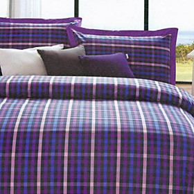 Amsterdam Plaid Twin / Queen / King 3-Piece Duvet Cover Set