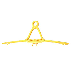 Economical Foldable Clothes Hanger for Travel (Random Color,5-Piece/Set)