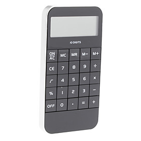 1 x Portable 10 Digit Dual Power Electronic Calculator with LCD Display 465A (Random Colors)