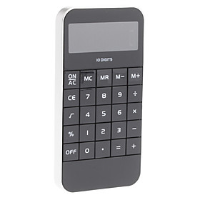 Portable 10 Digit Dual Power Electronic Calculator with LCD Display 465